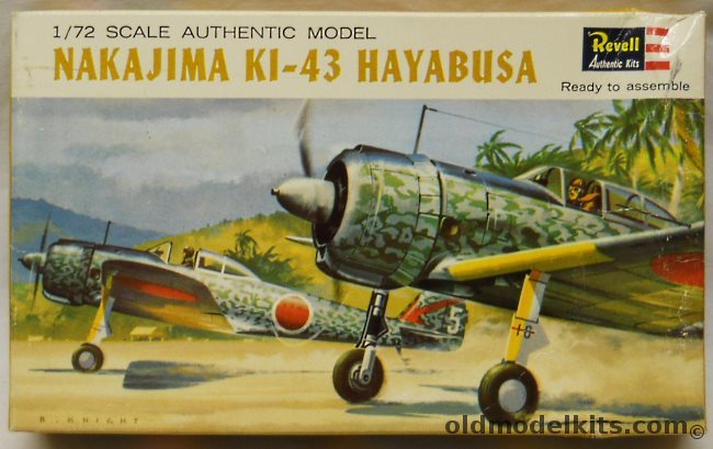 Revell 1/72 Nakajima Ki-43 Hayabusa Oscar, H641-50 plastic model kit